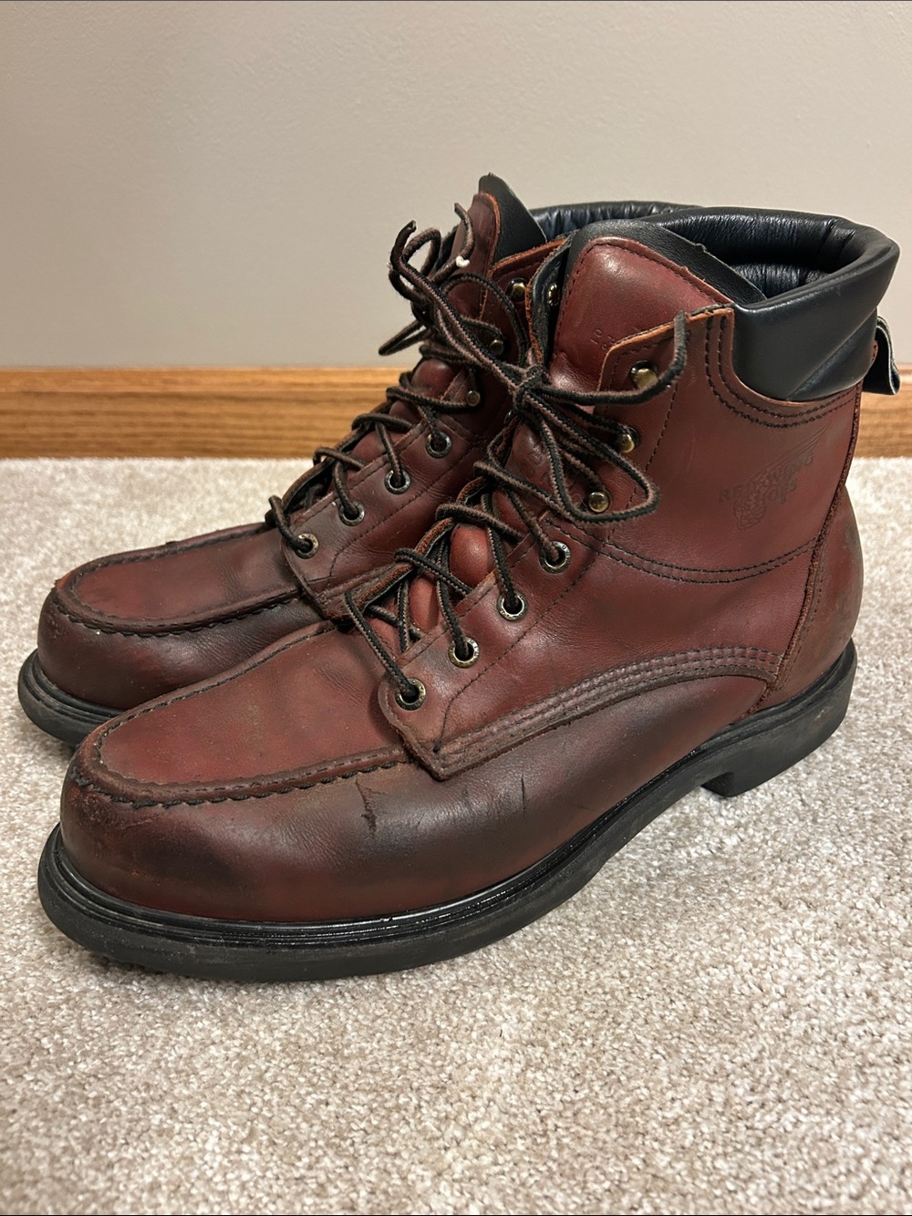RED WING #202 Supersole Soft Toe 6” Boot, Size 12 E Wide